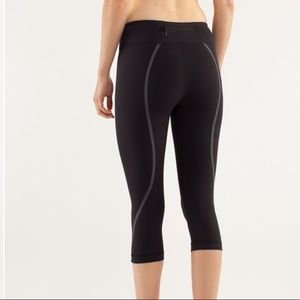 Lululemon Run: Track Time Crop Black
